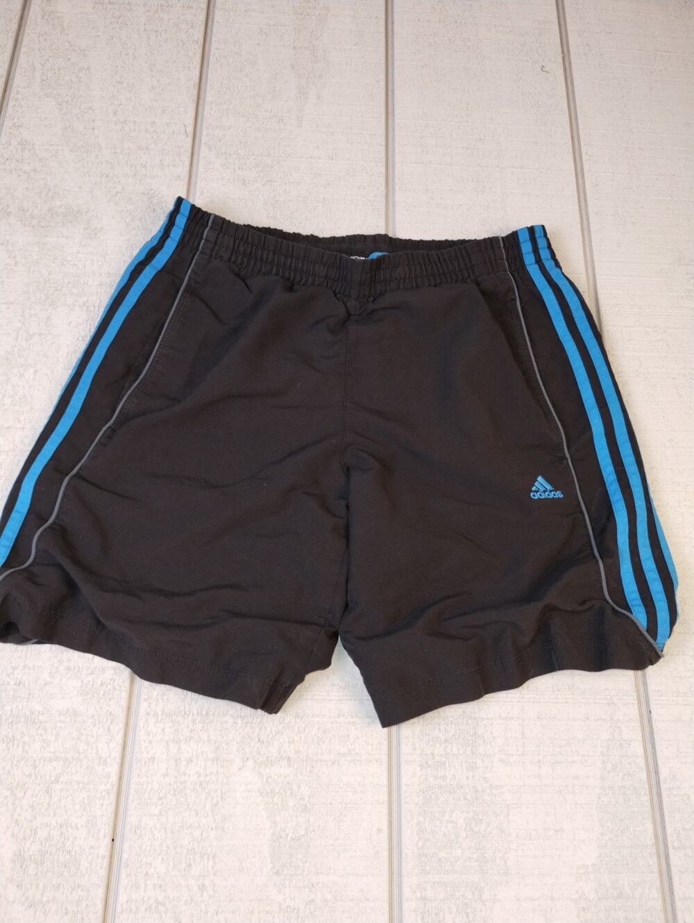 Adidas 3-Stripes Mesh Lined Athletic Shorts Mens S Black Activewear Athleisure